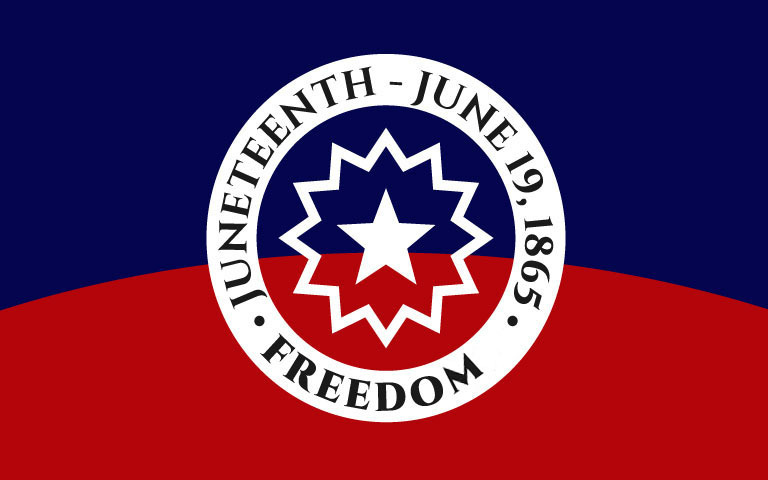 Juneteenth logo that reads Juneteenth - June 19th, 1865 - Freedom.