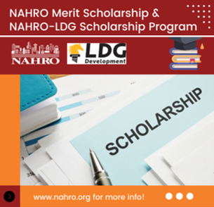 NAHRO Merit Scholarship and the NAHRO-LDG Scholarship program 